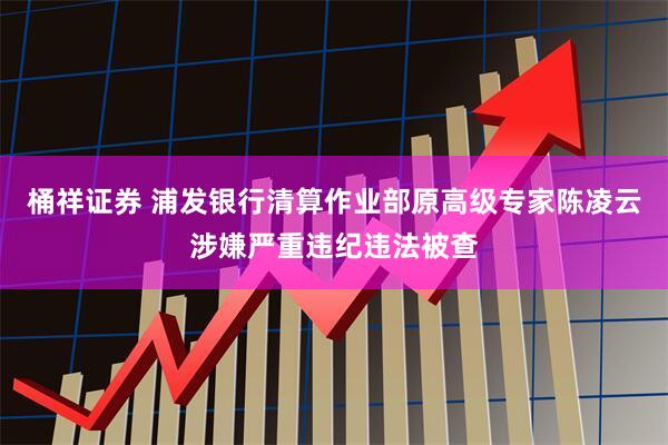 桶祥证券 浦发银行清算作业部原高级专家陈凌云涉嫌严重违纪违法被查