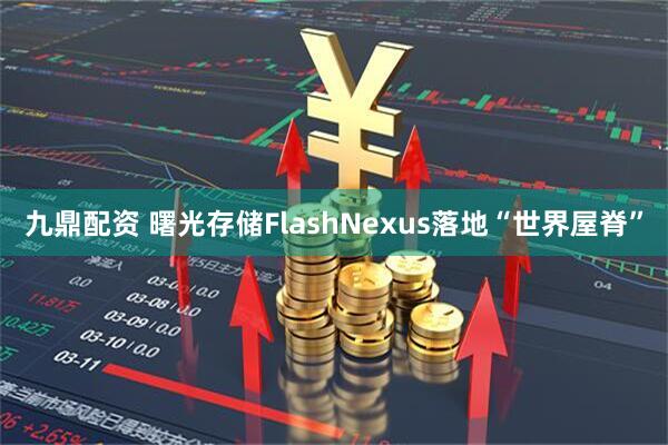 九鼎配资 曙光存储FlashNexus落地“世界屋脊”